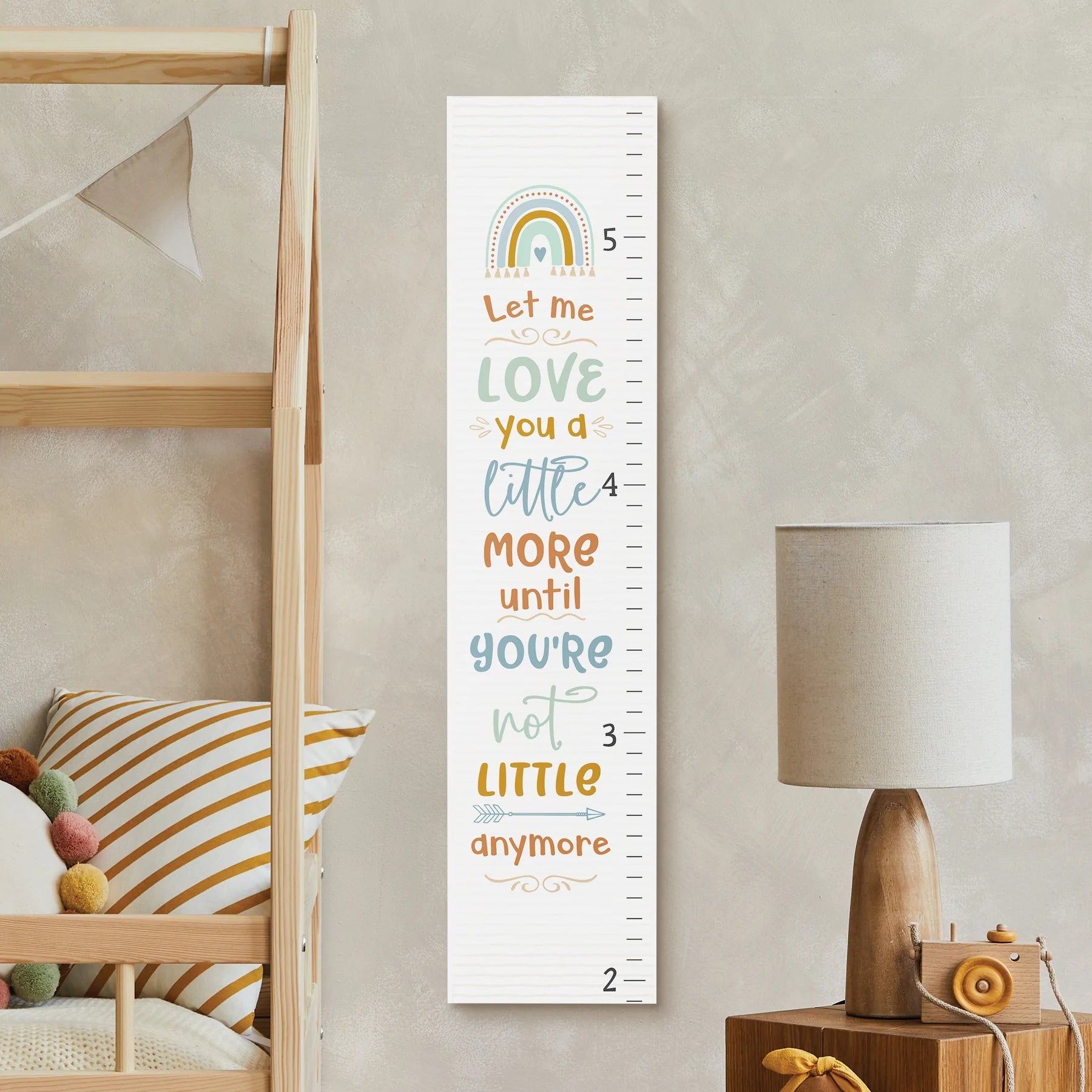 P. Graham Dunn Let Me Love You A Little More Until You're Not Little Anymore Growth Chart-P. GRAHAM DUNN-Little Giant Kidz