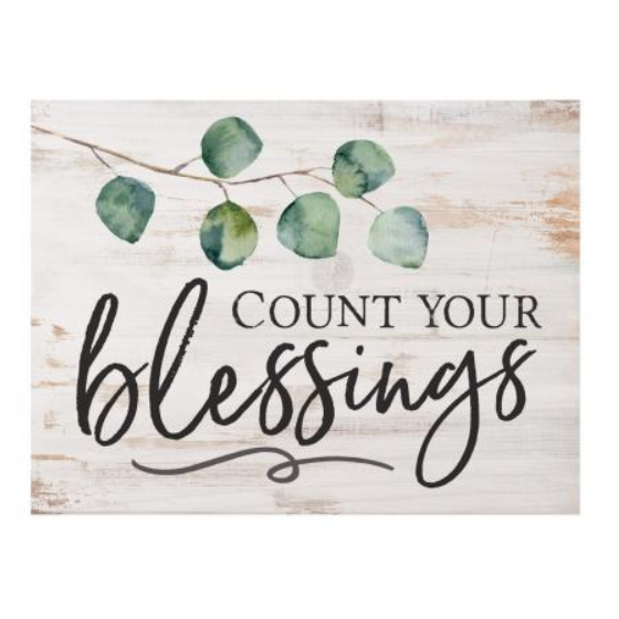 P. Graham Dunn Tabletop Decor Count Your Blessing-P. GRAHAM DUNN-Little Giant Kidz