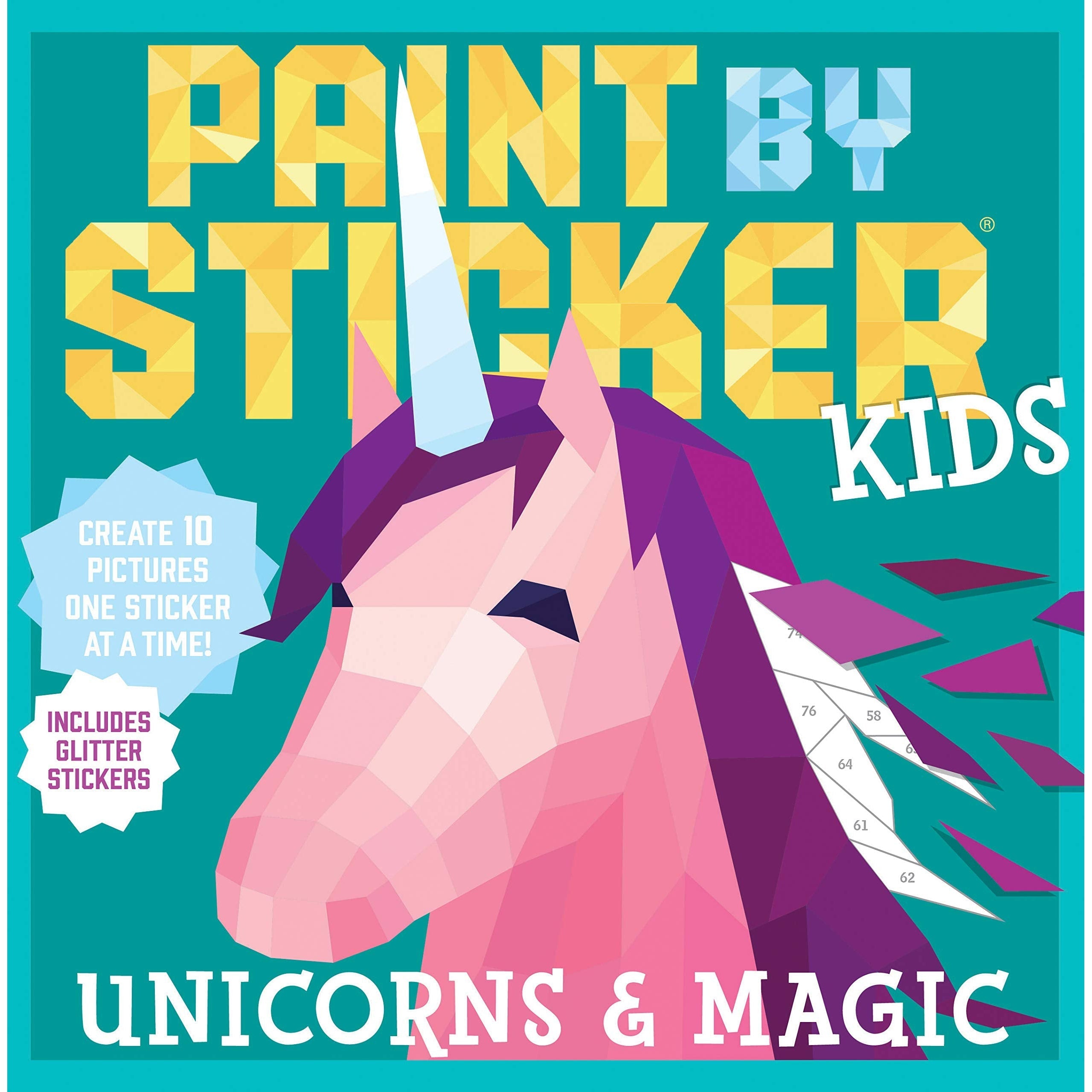 Paint by Sticker Kids: Unicorns & Magic (Paperback Book)-HACHETTE BOOK GROUP USA-Little Giant Kidz
