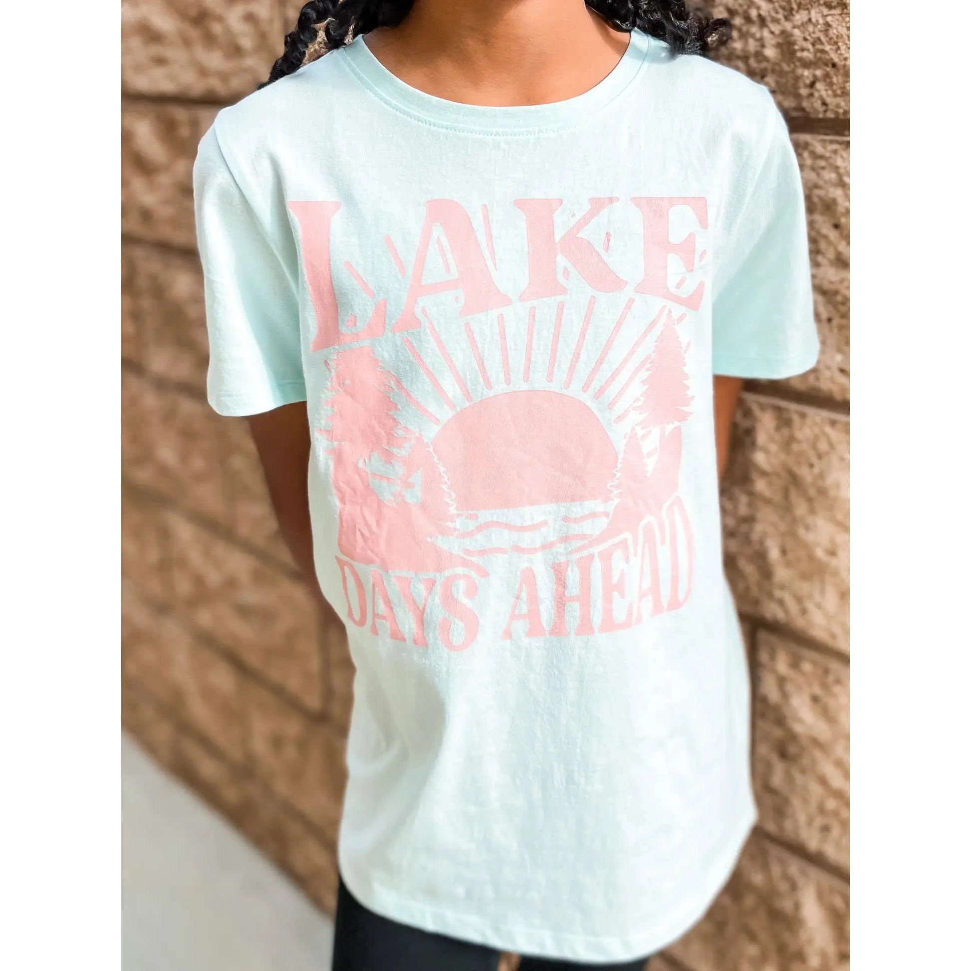 Paper Flower Lake Days Ahead Tee-Paper Flower-Little Giant Kidz