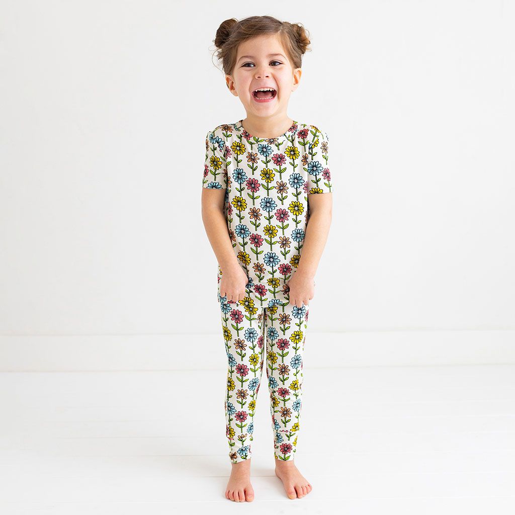 Posh Peanut Maya Lynn Short Sleeve Pajama Set-POSH PEANUT-Little Giant Kidz