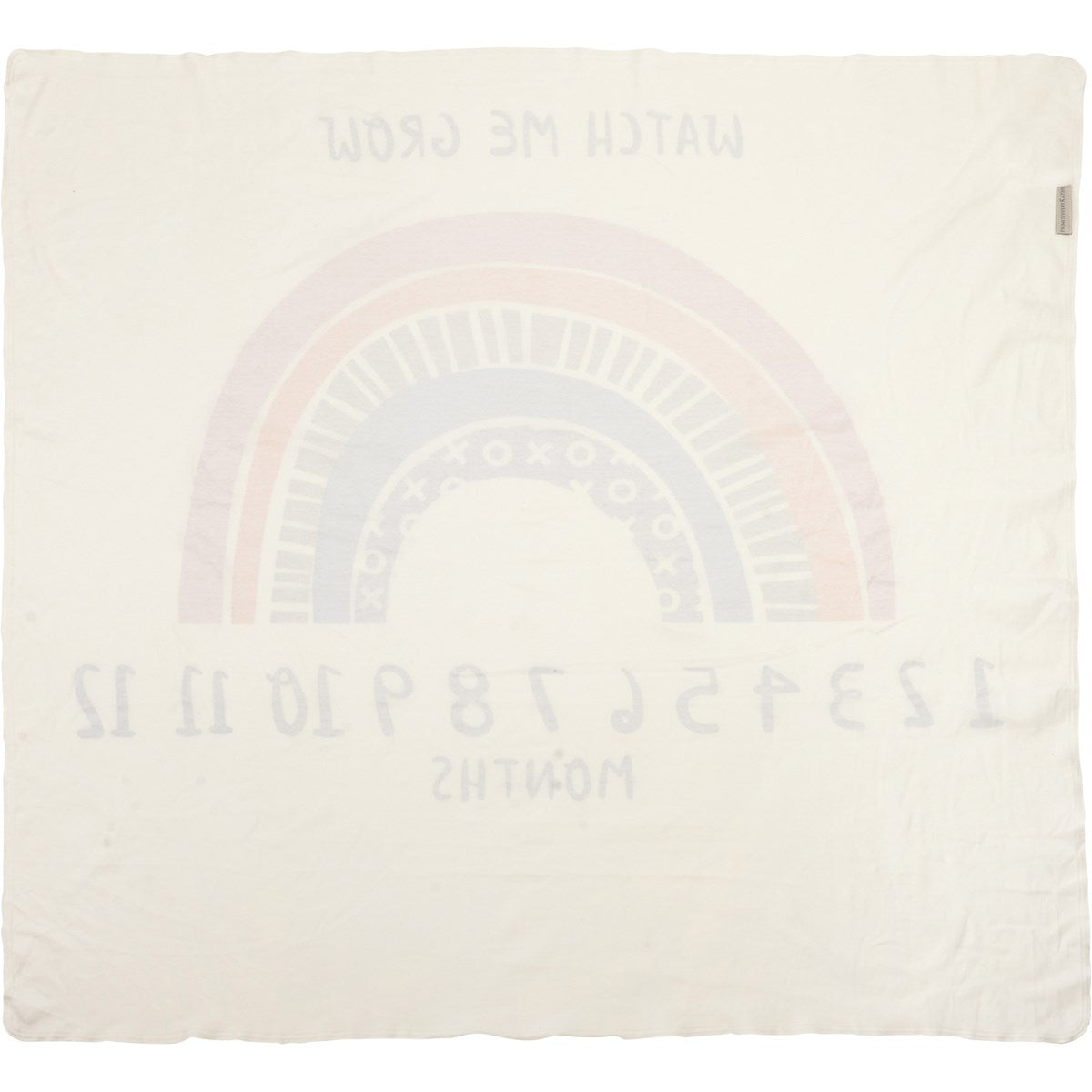 Primitives By Kathy Milestone Blanket - Watch Me Grow Rainbow-Primitives by Kathy-Little Giant Kidz