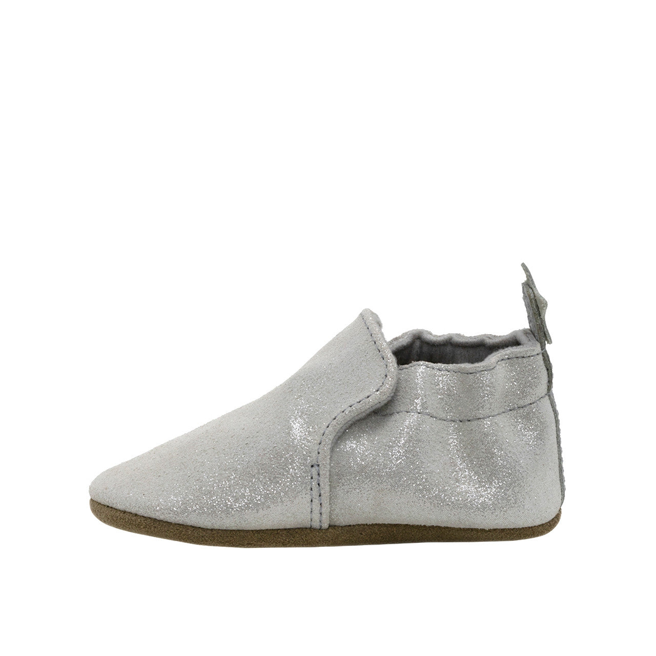 Robeez Pretty Pearl Soft Soles - Silver-ROBEEZ-Little Giant Kidz