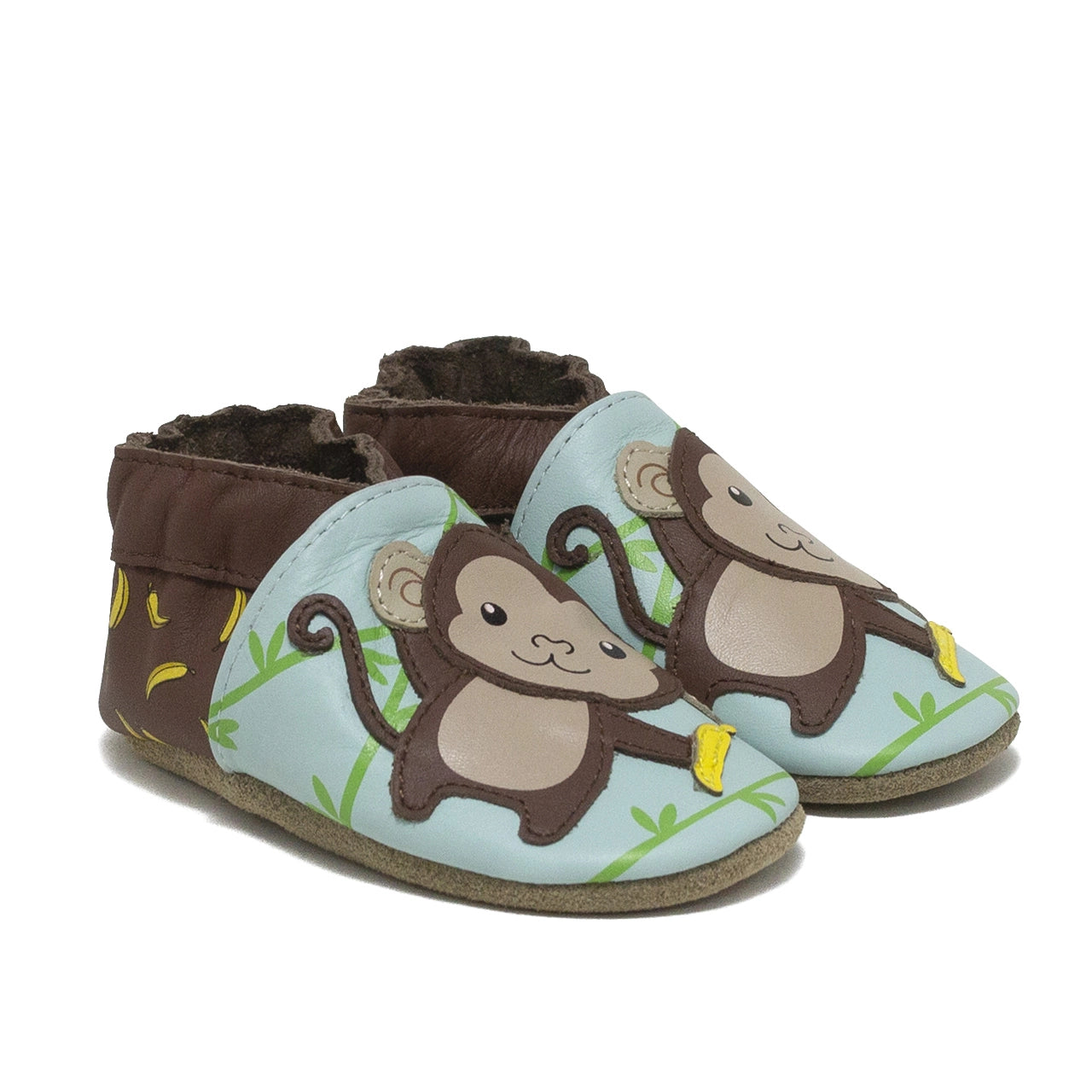 Robeez Soft Soles "Hanging Out" - Light Blue-ROBEEZ-Little Giant Kidz