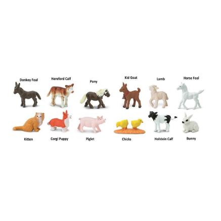 Safari Ltd Toob - Farm Babies-SAFARI LTD-Little Giant Kidz