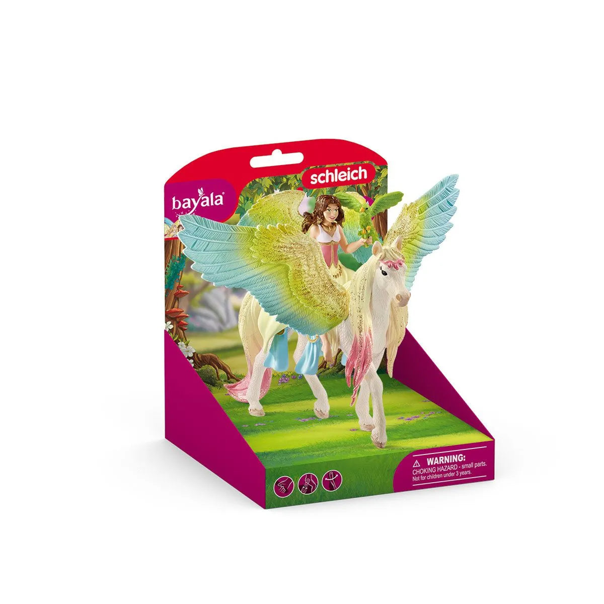 Schleich Bayala: Fairy Surah with Glitter Pegasus-SCHLEICH-Little Giant Kidz