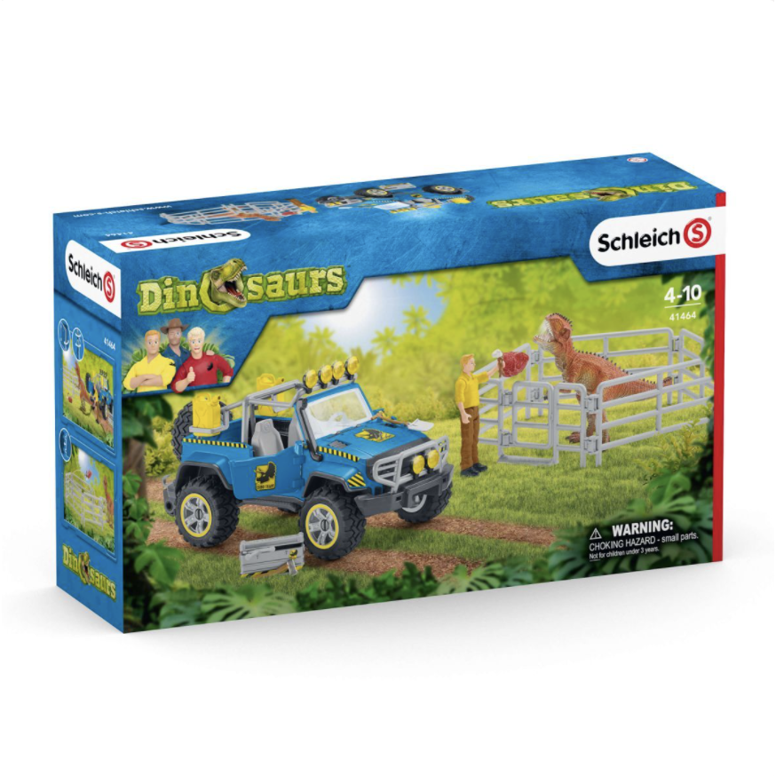 Schleich Dinosaurs: Off-Road Vehicle with Dino Outpost-SCHLEICH-Little Giant Kidz