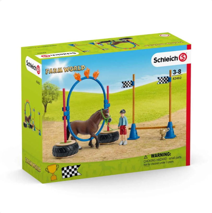 Schleich Farm World: Pony Agility Race-SCHLEICH-Little Giant Kidz