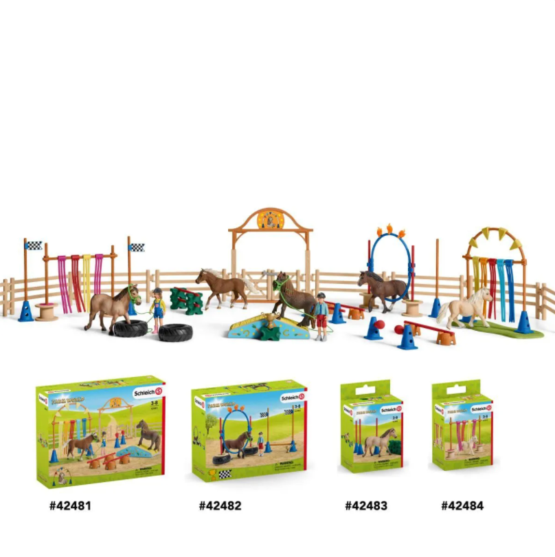 Schleich Farm World: Pony Agility Race-SCHLEICH-Little Giant Kidz
