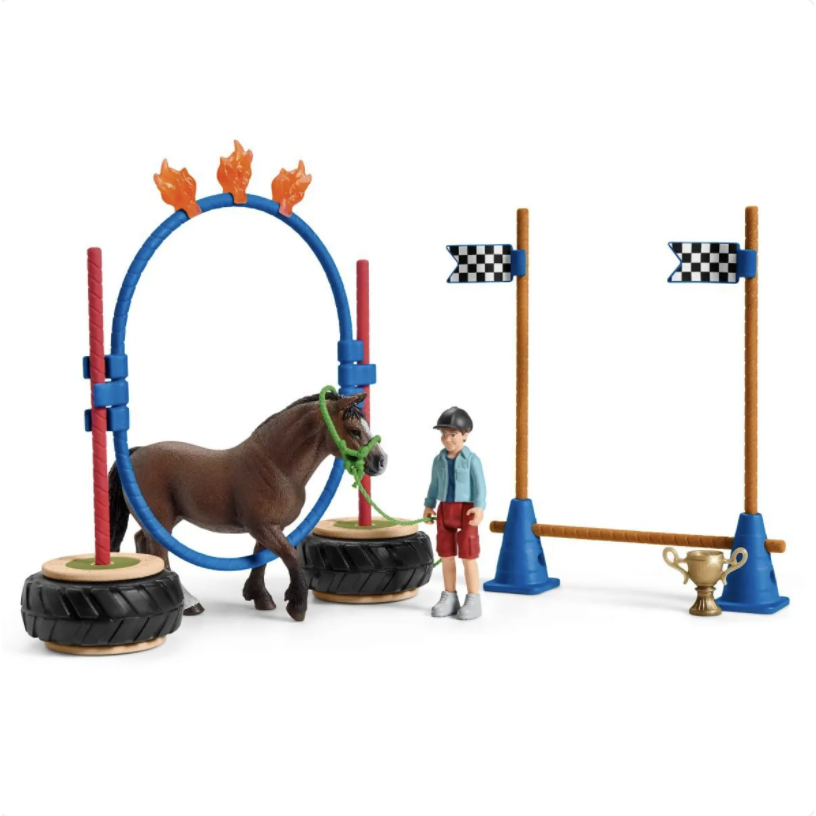 Schleich Farm World: Pony Agility Race-SCHLEICH-Little Giant Kidz