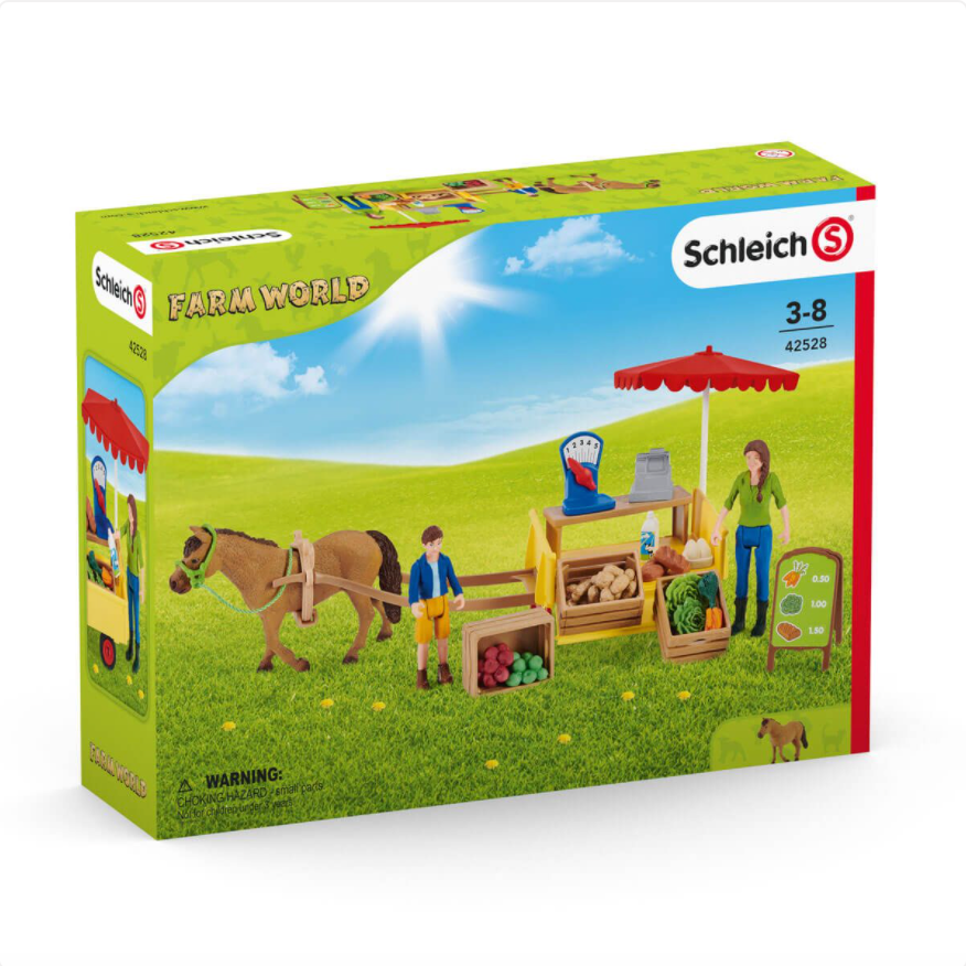 Schleich Farm World: Sunny Day Mobile Farm Stand-SCHLEICH-Little Giant Kidz