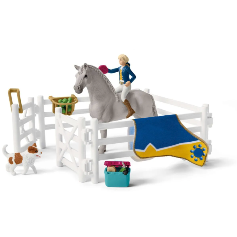 Schleich Horse Club: Big Horse Show with Dressing Tent-SCHLEICH-Little Giant Kidz