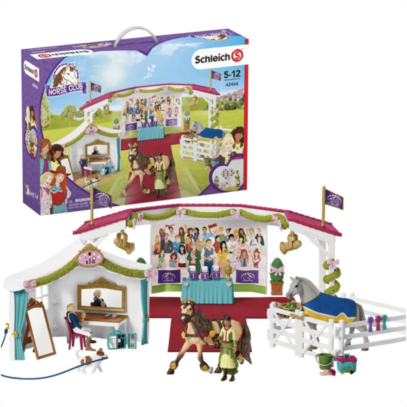 Schleich Horse Club: Big Horse Show with Dressing Tent-SCHLEICH-Little Giant Kidz