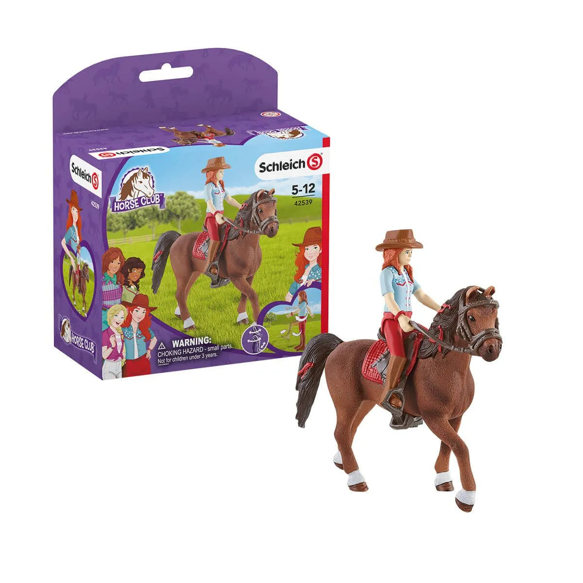 Schleich Horse Club: Hannah & Cayenne-SCHLEICH-Little Giant Kidz