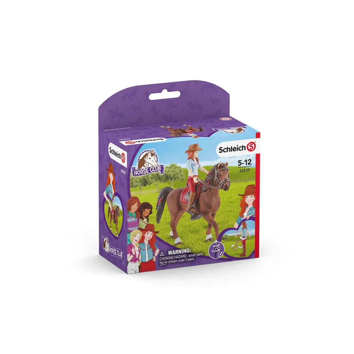 Schleich Horse Club: Hannah & Cayenne-SCHLEICH-Little Giant Kidz