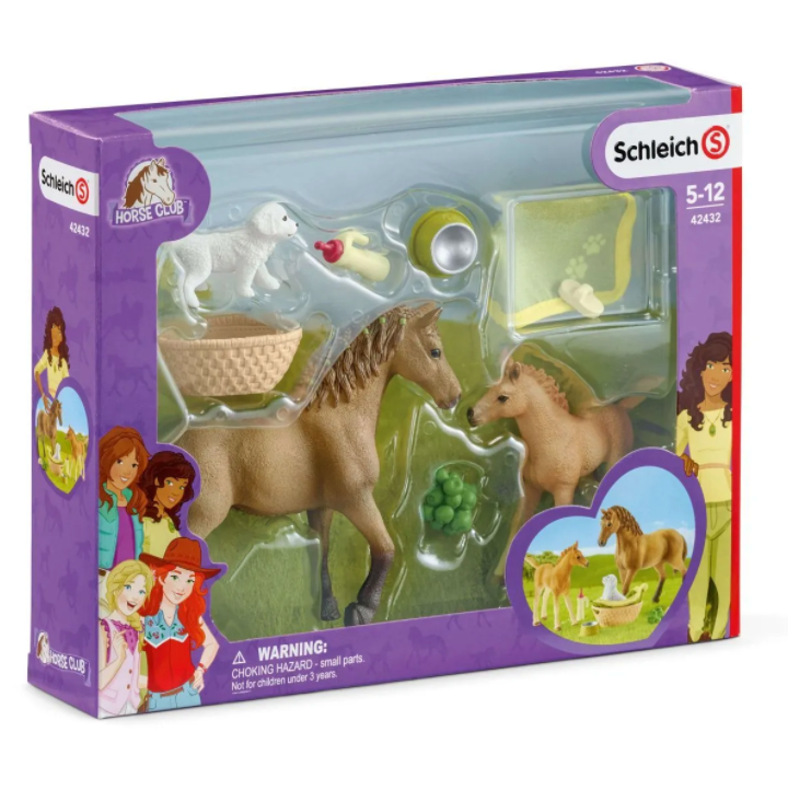 Schleich Horse Club: Sarah's Baby Animal Care-SCHLEICH-Little Giant Kidz