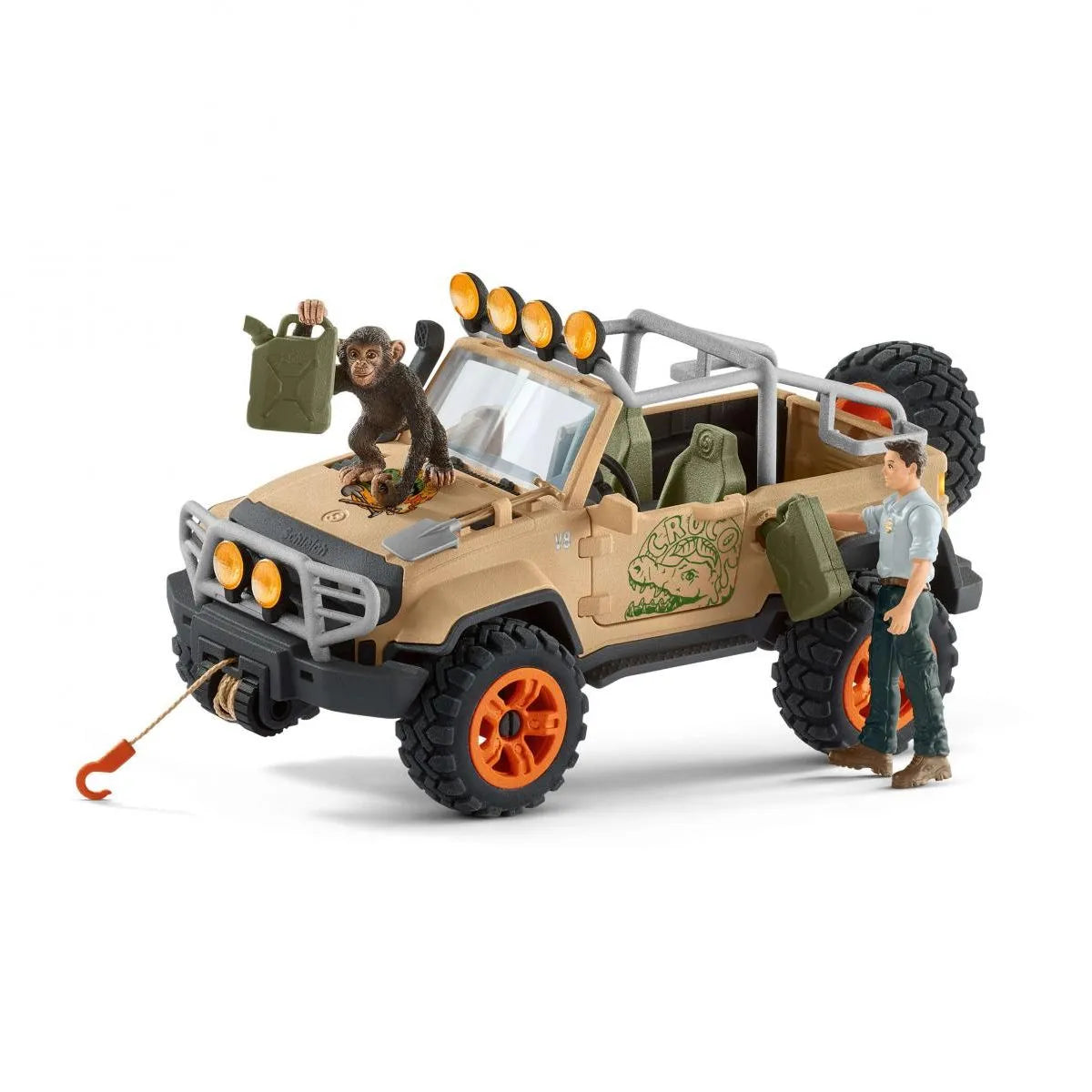 Schleich Wild Life: 4x4 Vehicle with Winch-SCHLEICH-Little Giant Kidz