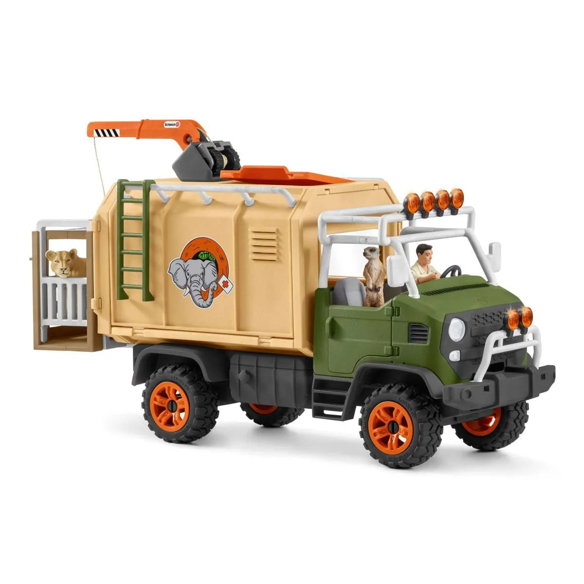 Schleich Wild Life: Animal Rescue Large Truck-SCHLEICH-Little Giant Kidz