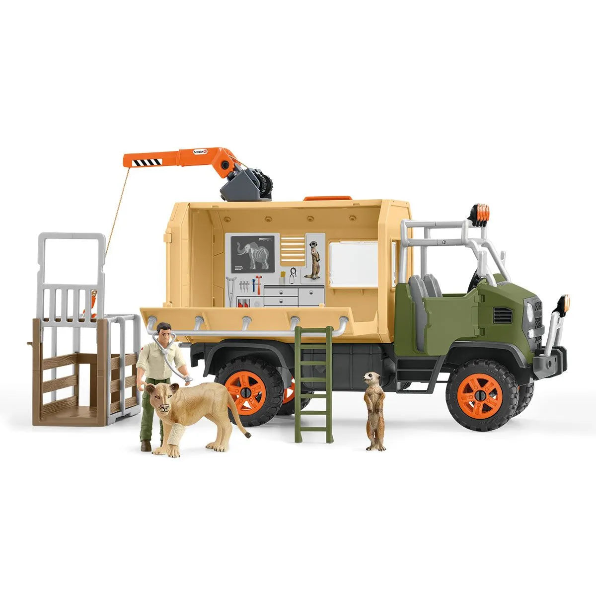 Schleich Wild Life: Animal Rescue Large Truck-SCHLEICH-Little Giant Kidz