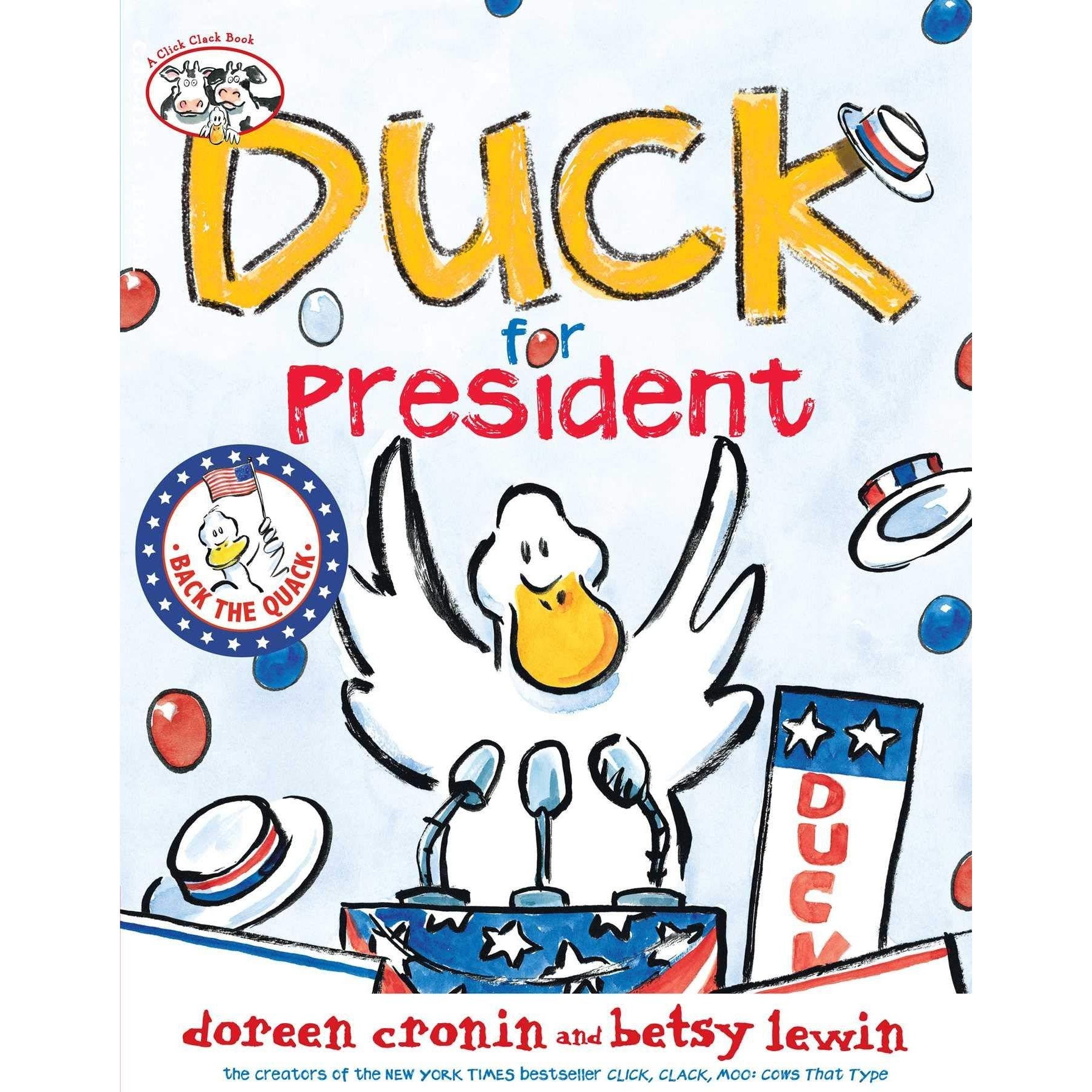 Simon & Schuster: Duck For President (Hardcover)-SIMON & SCHUSTER-Little Giant Kidz