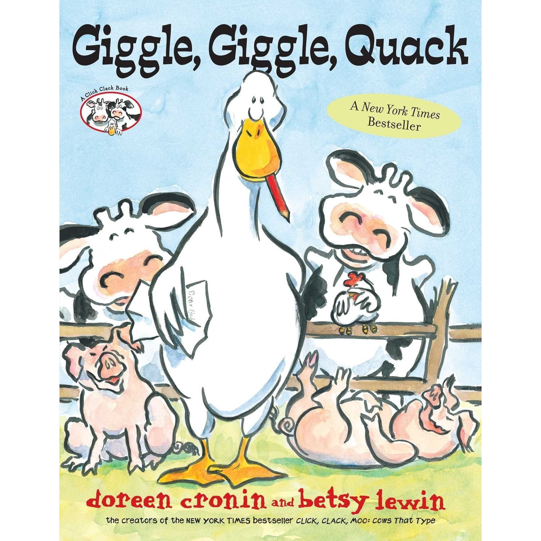 Simon & Schuster: Giggle, Giggle Quack - (Hardcover Book)-SIMON & SCHUSTER-Little Giant Kidz