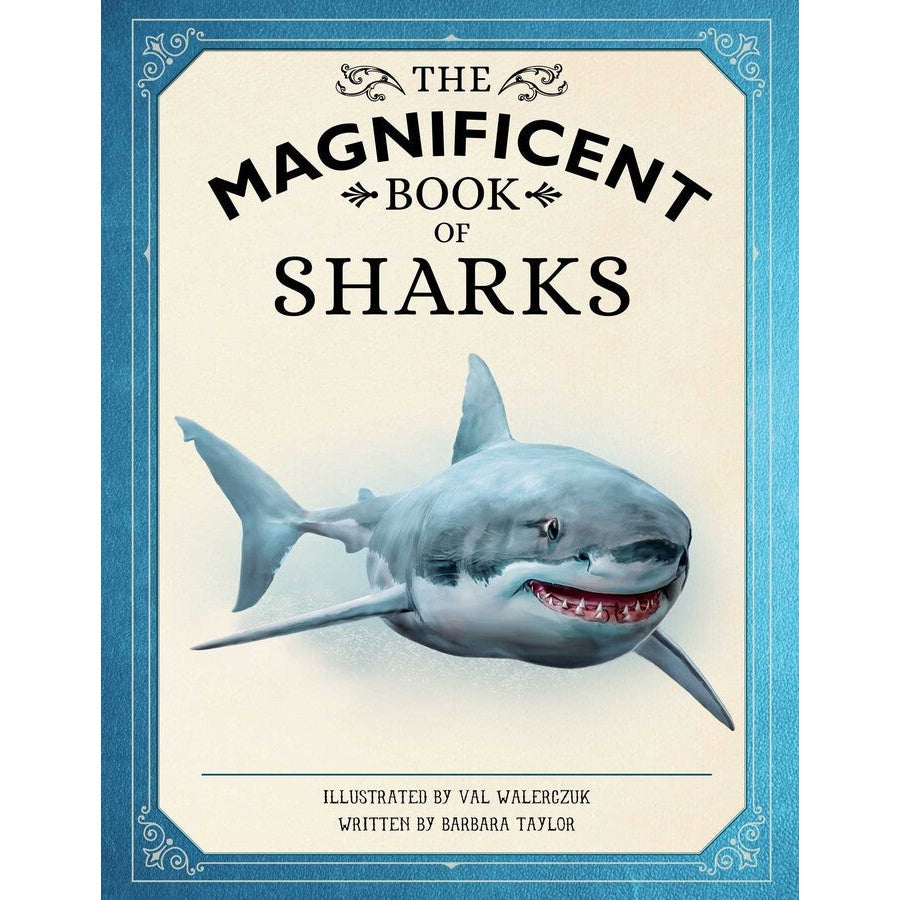 Simon & Schuster: The Magnificent Book of Sharks (Hardcover Book)-SIMON & SCHUSTER-Little Giant Kidz