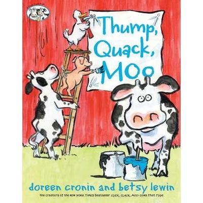 Simon & Schuster: Thump, Quack, Moo - A Whacky Adventure (Hardcover Book)-SIMON & SCHUSTER-Little Giant Kidz