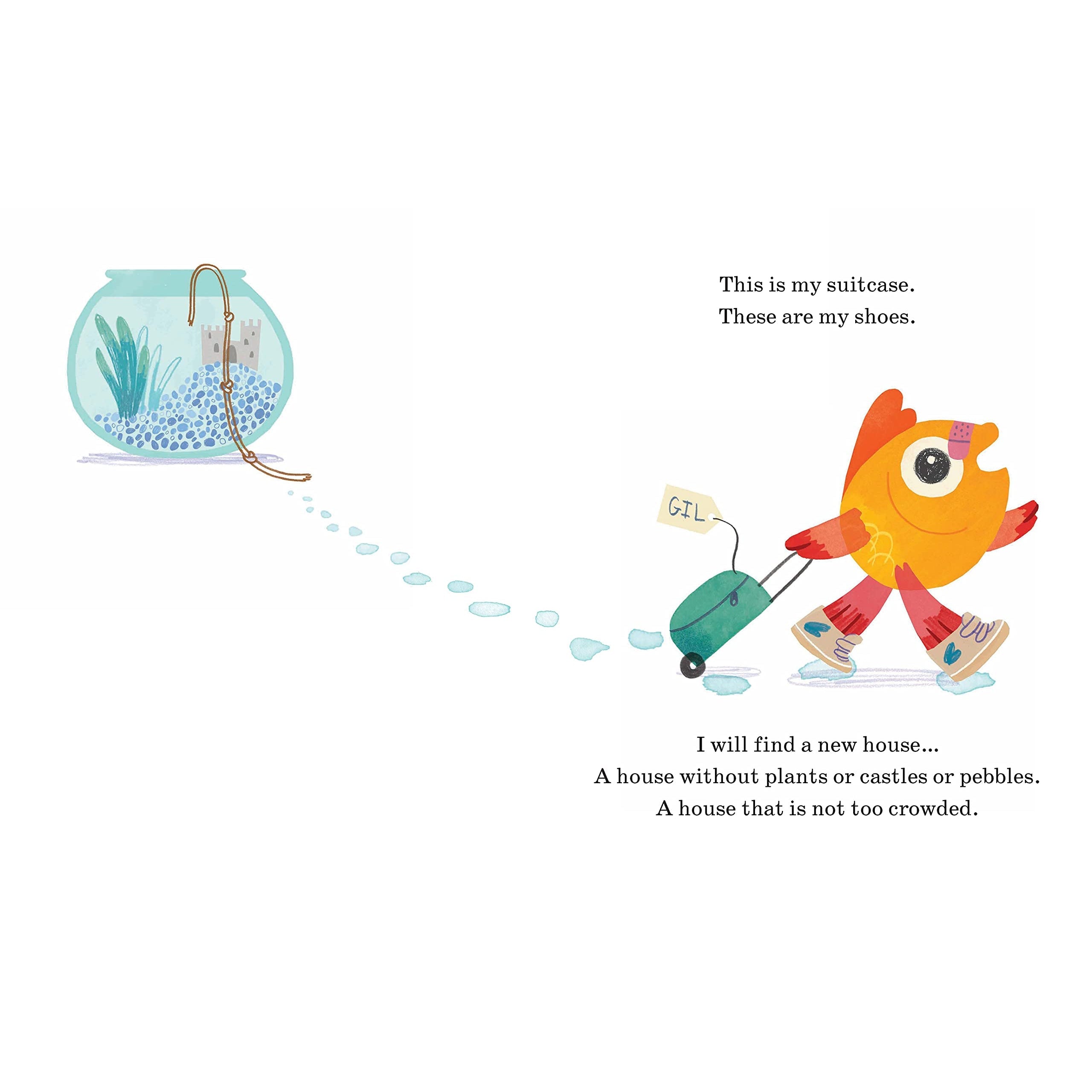 Sourcebooks: Too Crowded: A Funny Fish-Tale About Friendship and the Importance of Sharing (Hardcover Book)-SOURCEBOOKS-Little Giant Kidz