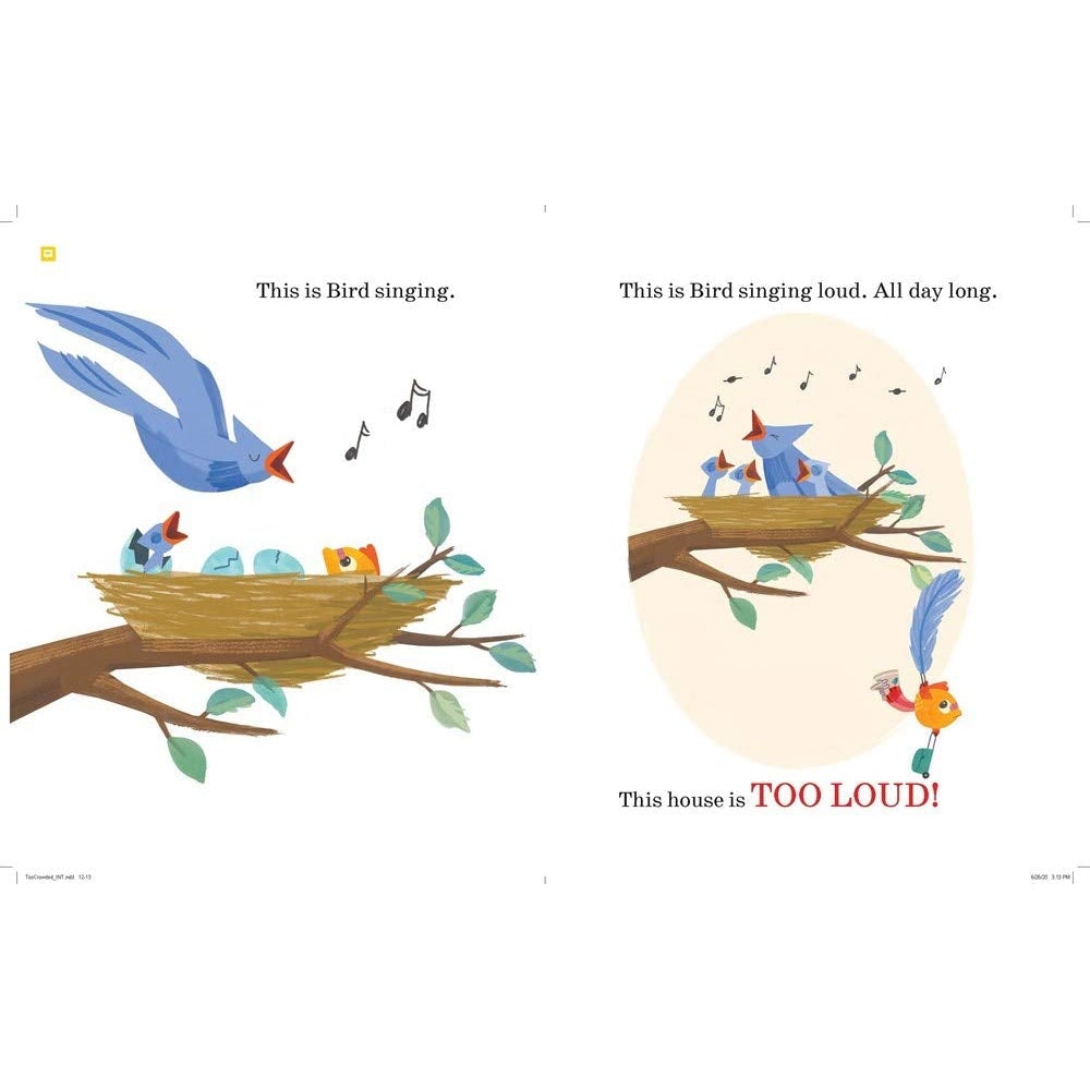 Sourcebooks: Too Crowded: A Funny Fish-Tale About Friendship and the Importance of Sharing (Hardcover Book)-SOURCEBOOKS-Little Giant Kidz