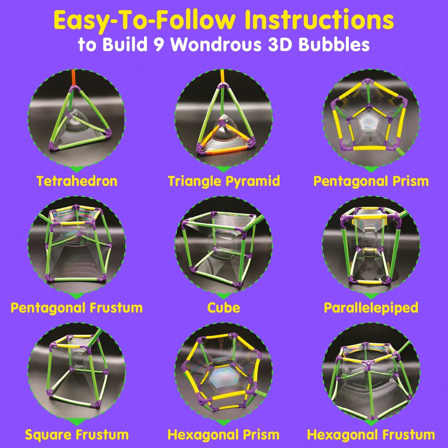 South Beach Bubbles Build-A-Bubble 3D Bubble Maker Kit for Kids 6 & Up-SOUTH BEACH BUBBLES-Little Giant Kidz