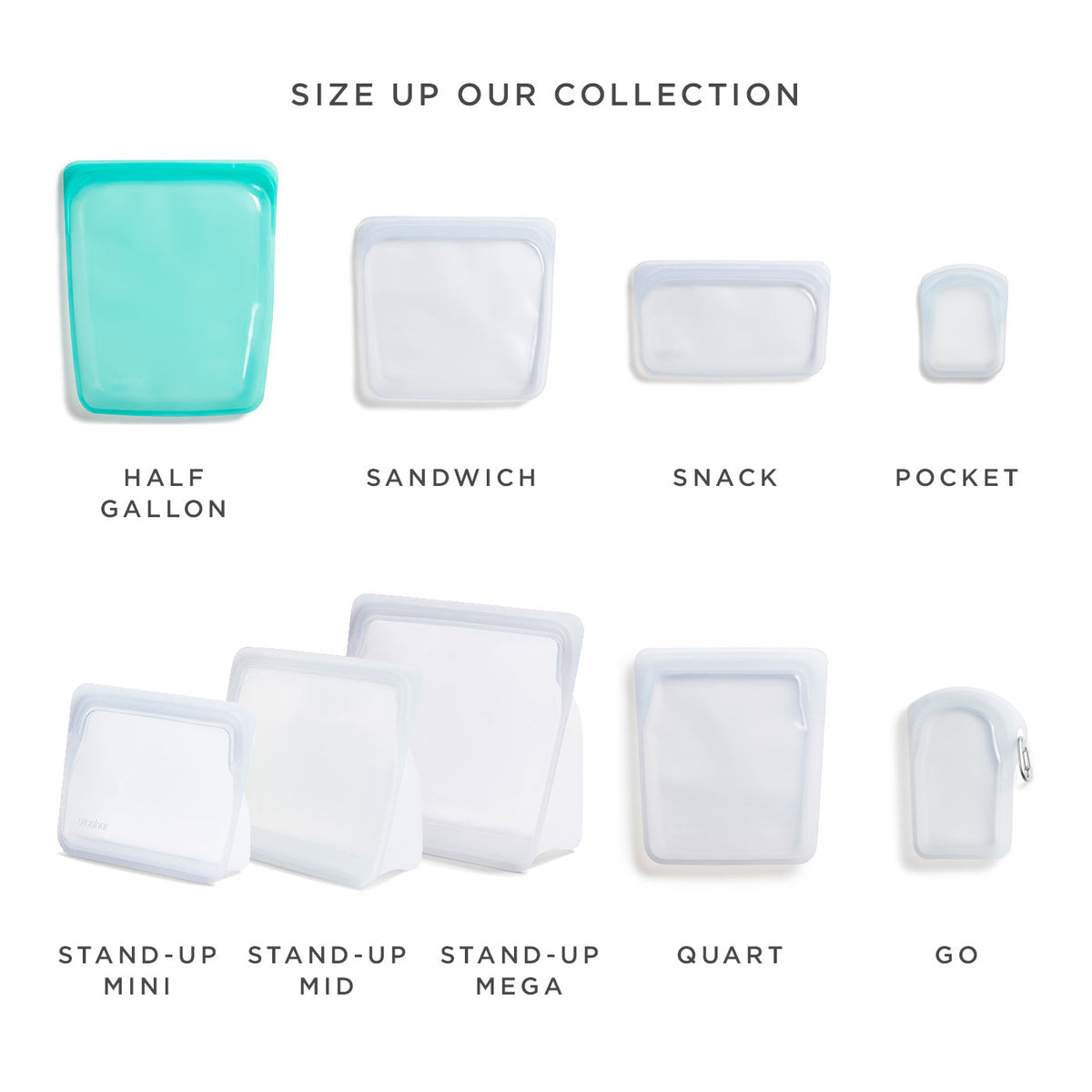 Stasher Bags Reusable Silicone Half Gallon Bag