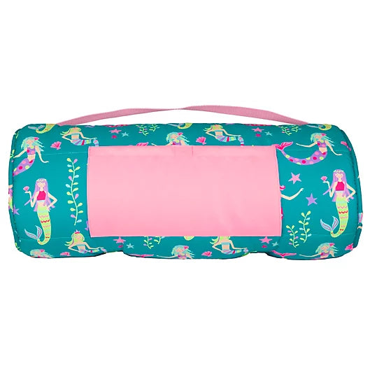 Stephen Joseph Mermaid Teal All Over Print Nap Mat-STEPHEN JOSEPH-Little Giant Kidz
