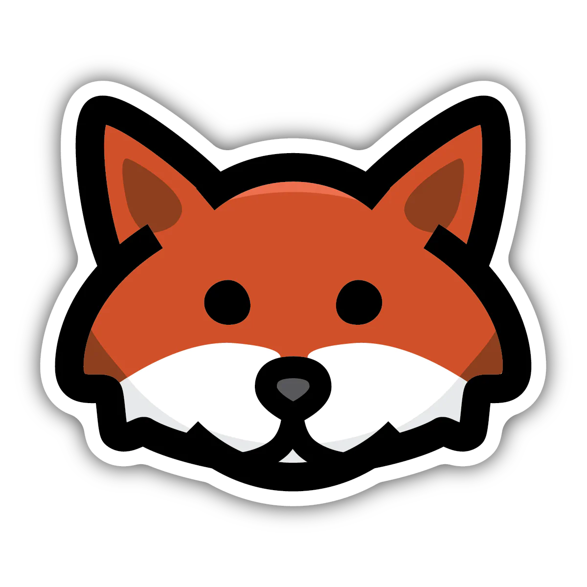 Stickers Northwest - Fox Face-Stickers Northwest Inc-Little Giant Kidz