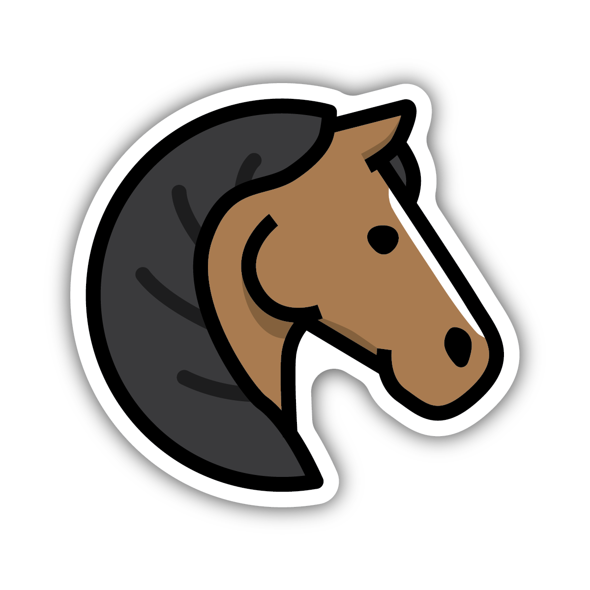 Stickers Northwest - Horse Head Sticker-Stickers Northwest Inc-Little Giant Kidz