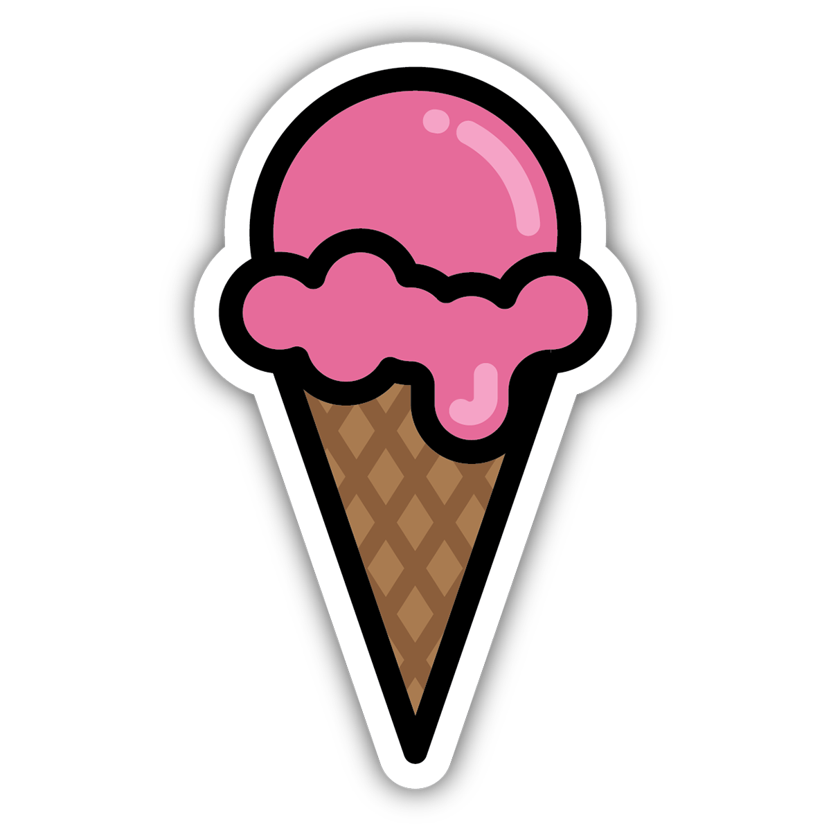 Stickers Northwest Ice Cream Cone Sticker