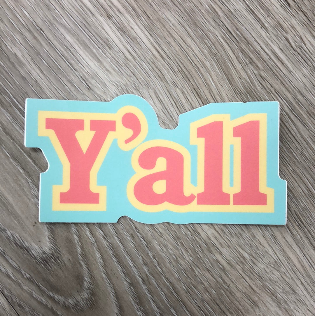 Stickers Northwest - Pastel Y'all Sticker-Stickers Northwest Inc-Little Giant Kidz