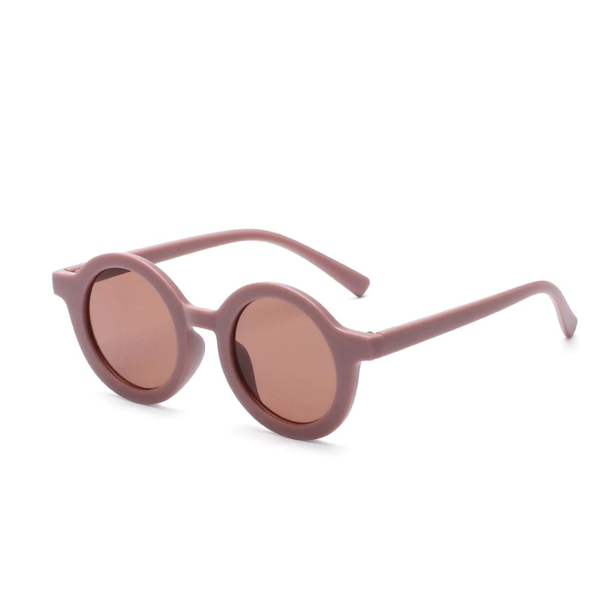 Sugar + Maple Vintage Round Matte Sunglasses-SUGAR AND MAPLE-Little Giant Kidz