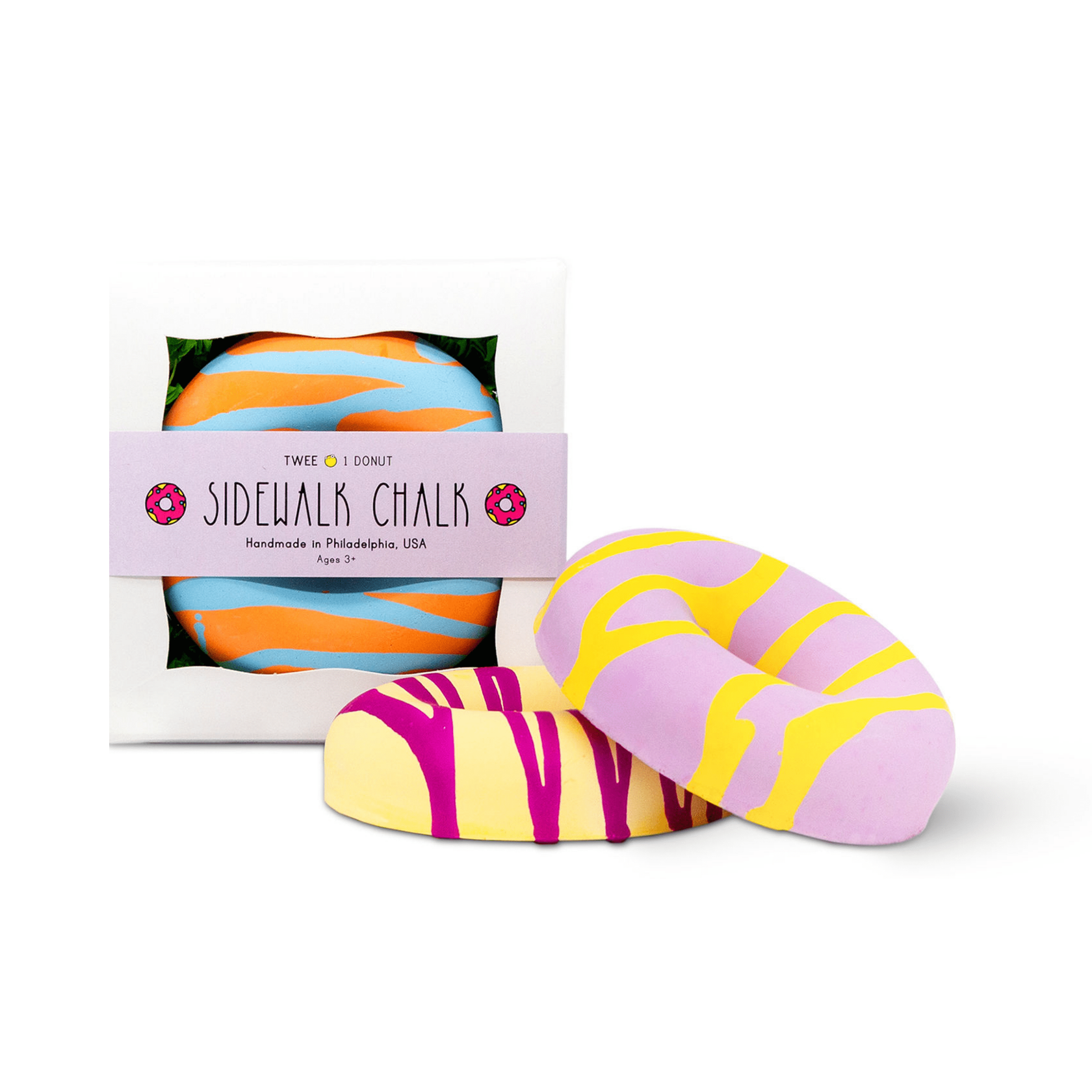 TWEE Handmade Sidewalk Chalk - Drizzle Donut-TWEE-Little Giant Kidz