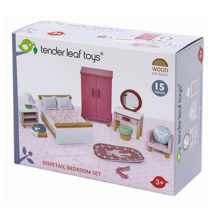 Tender Leaf Toys Dovetail Doll House Bedroom Furniture-TENDER LEAF TOYS-Little Giant Kidz