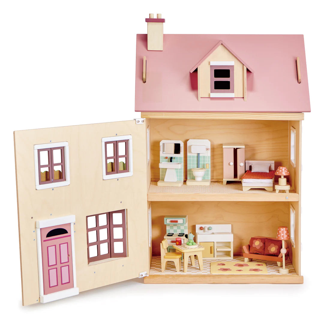 Tender Leaf Toys Foxtail Villa (Pink)-TENDER LEAF TOYS-Little Giant Kidz
