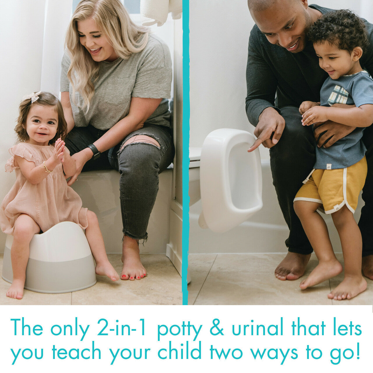 The First Years Sit or Stand Potty & Urinal – 2-in-1 Potty Training System-THE FIRST YEARS-Little Giant Kidz