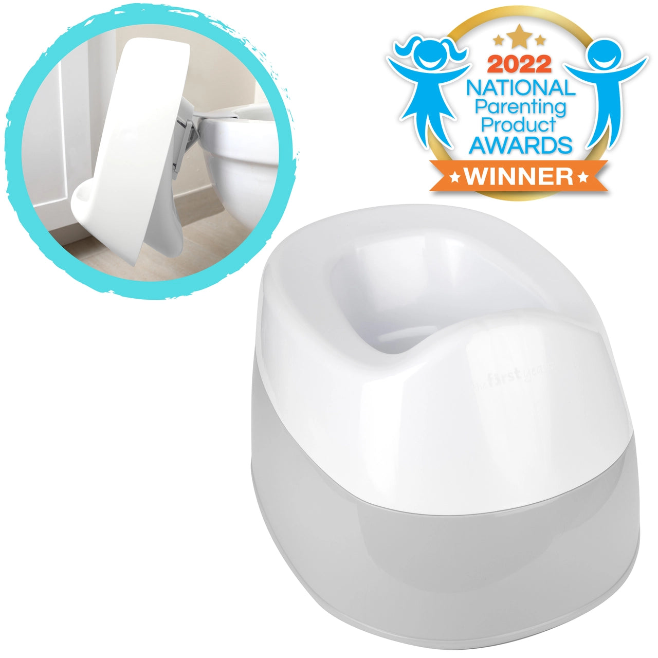 The First Years Sit or Stand Potty Urinal – 2-in-1 Potty Training Sy