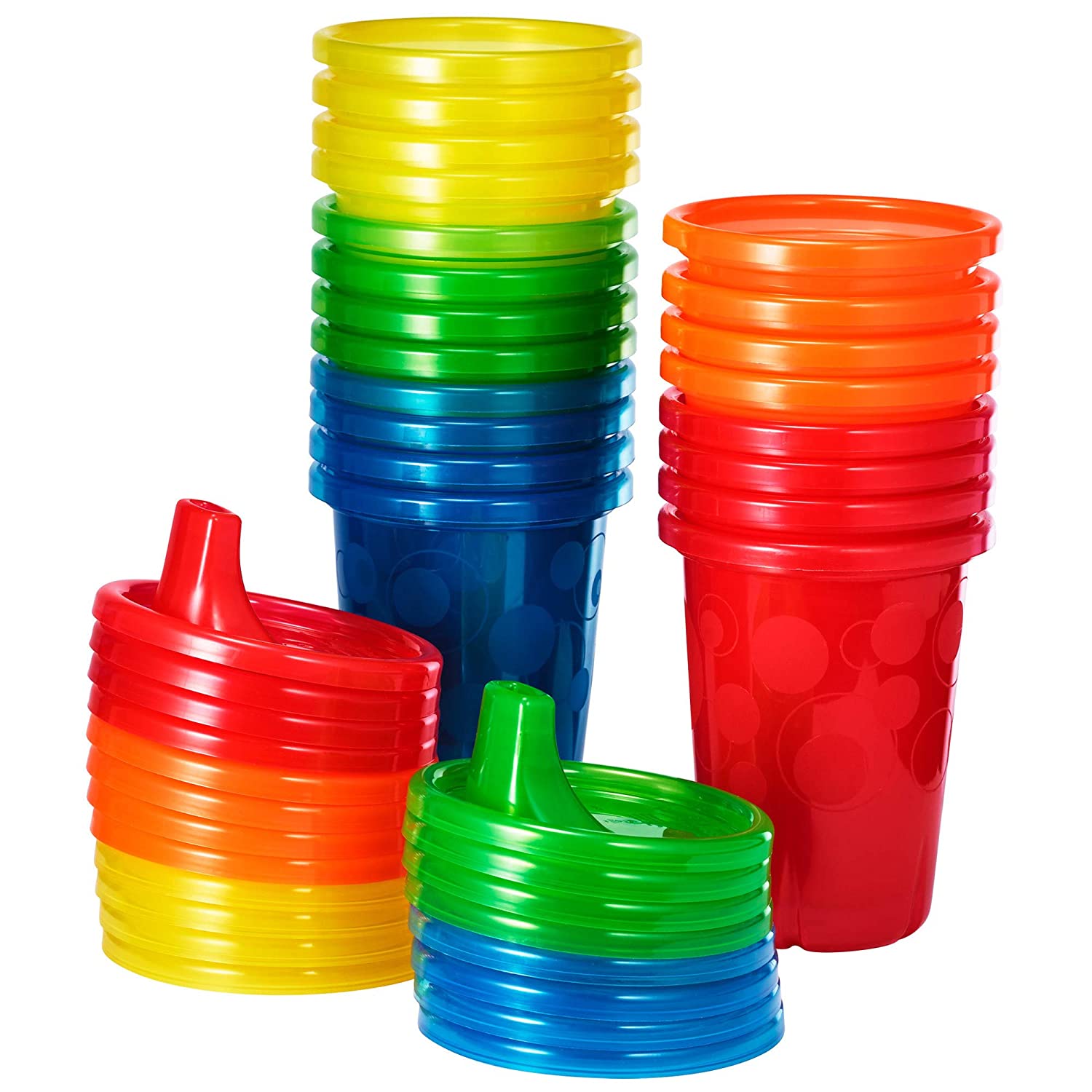 2X The First Years Take & Toss Spill-Proof Sippy Cups 10 Ounce 4 Count (8  Total)