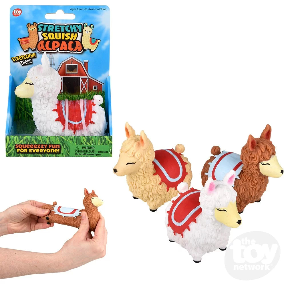 The Toy Network 3.5" Stretchy, Squish Alpaca-The Toy Network-Little Giant Kidz