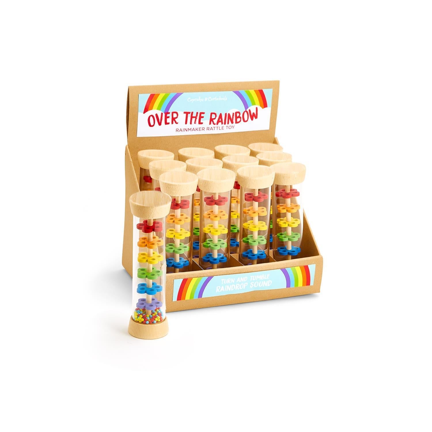 Two's Company Over the Rainbow Rainmaker Rattle Toy-TWO'S COMPANY-Little Giant Kidz