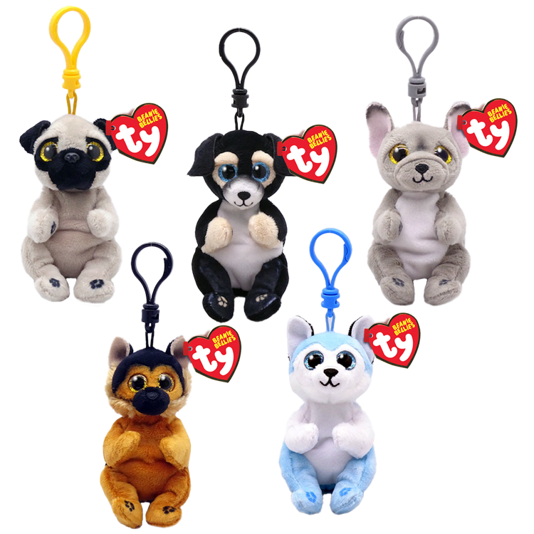 Ty Beanie Bellies Ranger Black Dog Clip-TY Inc-Little Giant Kidz