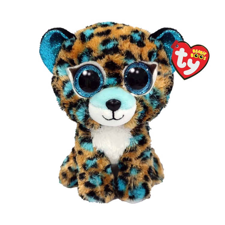 Ty Beanie Boos Collection - Cobalt Blue Spotted Leopard - 6