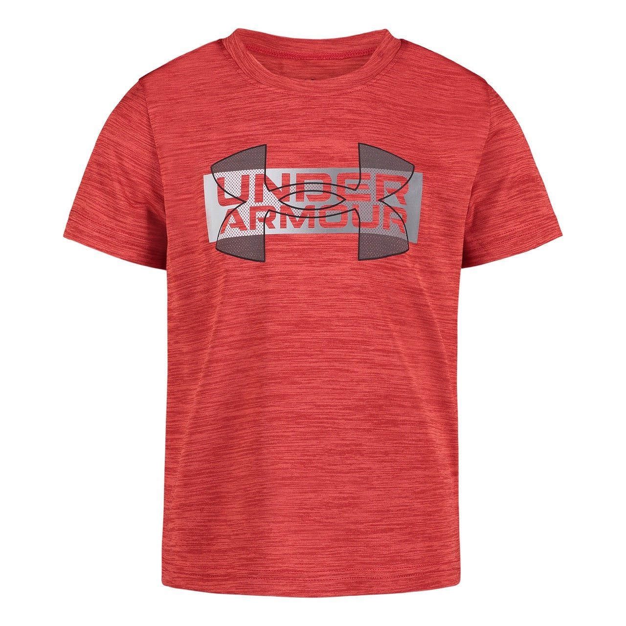 Under Armour Boys' Gradient Wordmark Short Sleeve - Red-UNDER ARMOUR-Little Giant Kidz