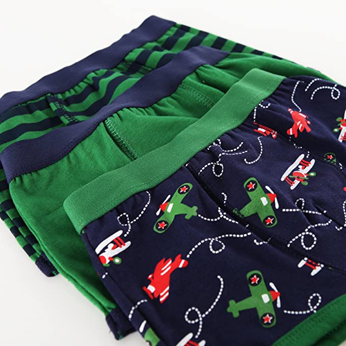 Vaenait Boys Cotton Underwear Boxer Brief 3-Pack - Airplane-Vaenait-Little Giant Kidz