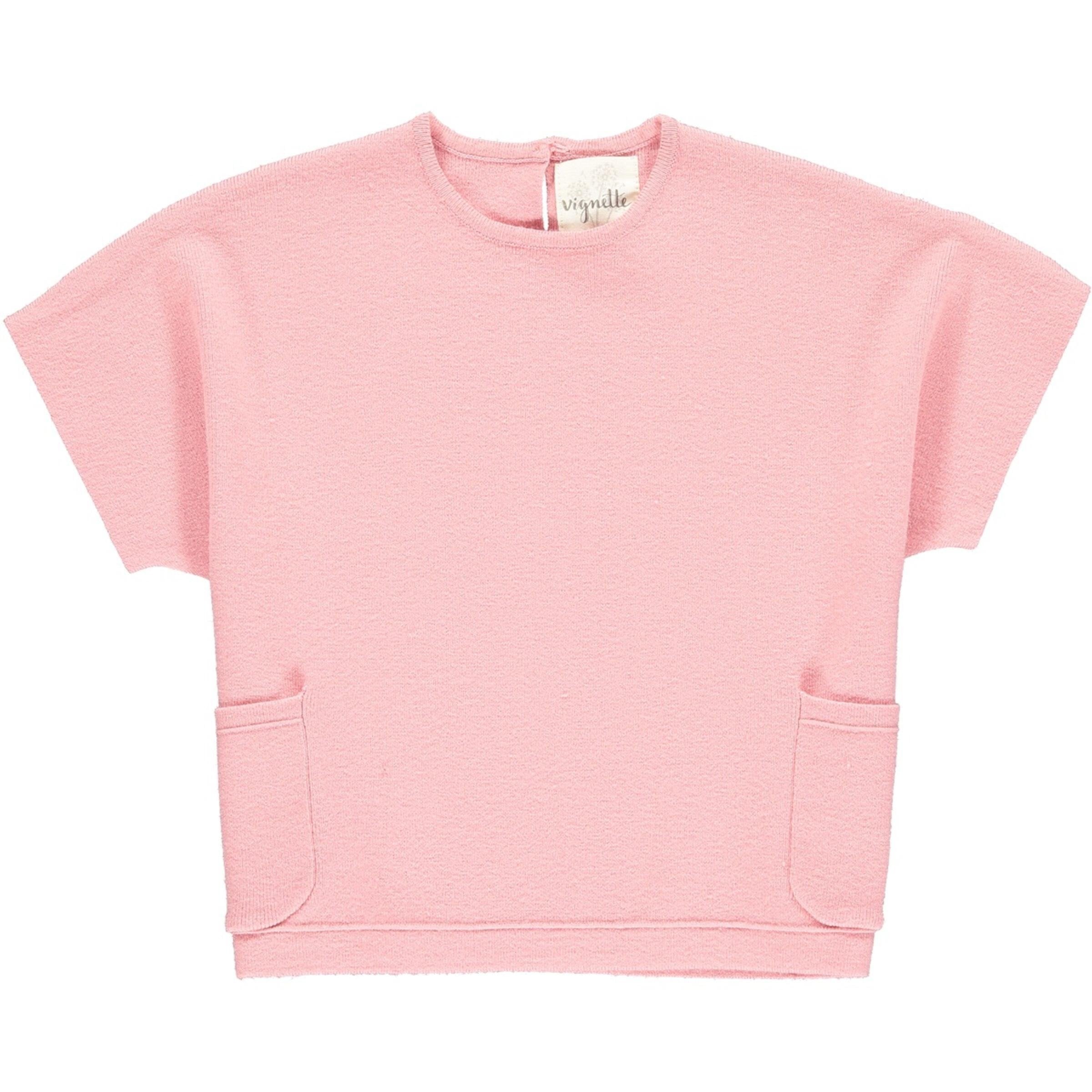 Vignette Fiona Sweater - Rose-VIGNETTE-Little Giant Kidz